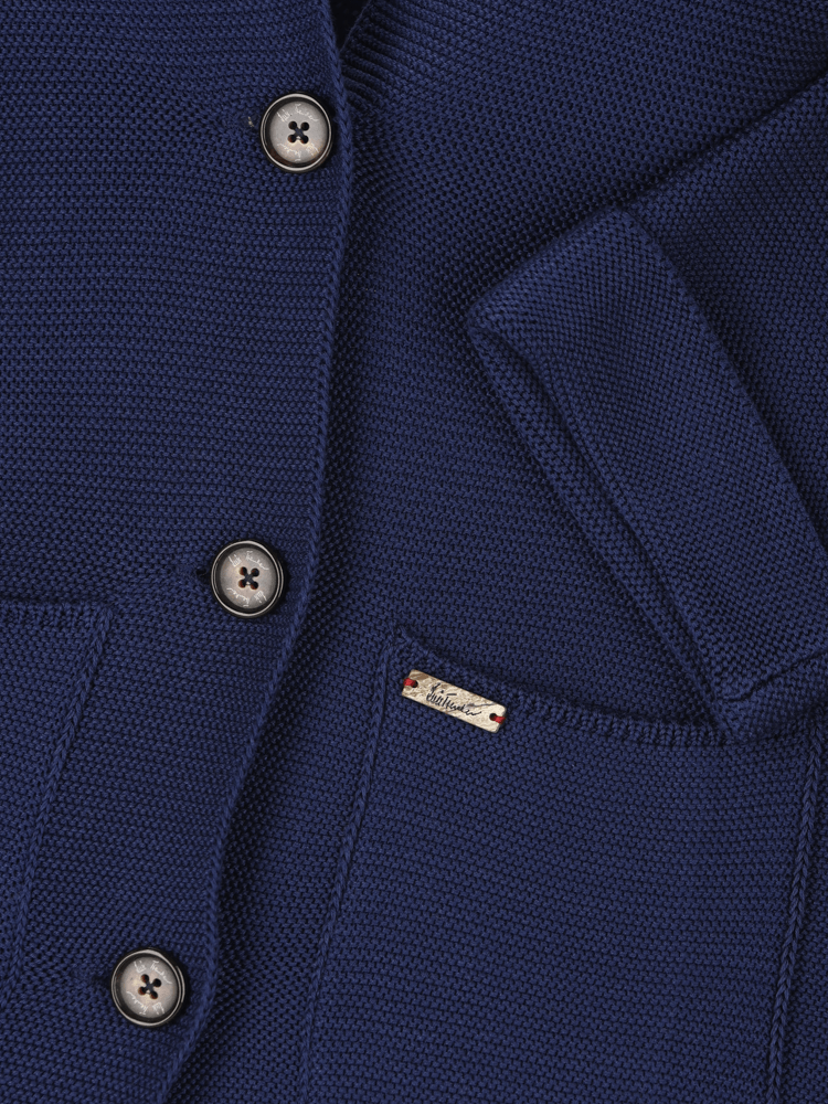 Luis Trenker Cardigan in maglia con profondo scollo a V modello Lualice Sconto