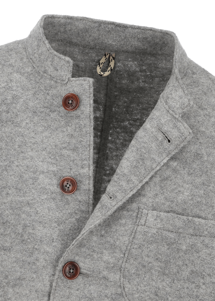 Luis Trenker Blazer in lana follata con cuciture a taglio vivo Luigis Online