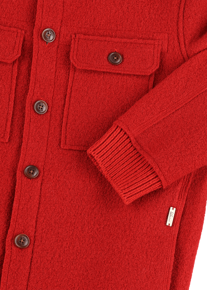 Luis Trenker Giacca camicia in lana follata Lustanley Outlet