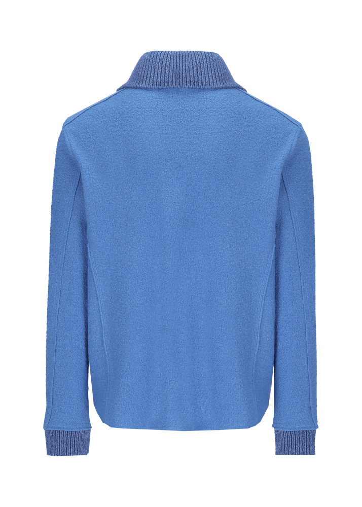 Luis Trenker Giacca camicia in lana follata Lustanley In Vendita