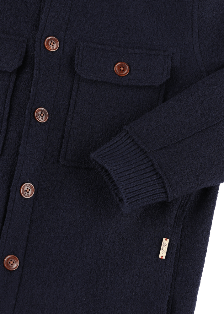 Luis Trenker Giacca camicia in lana follata Lustanley Saldi
