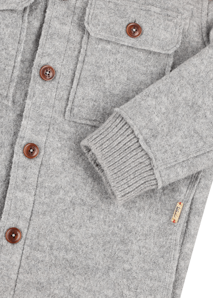 Luis Trenker Giacca camicia in lana follata Lustanley Offerte