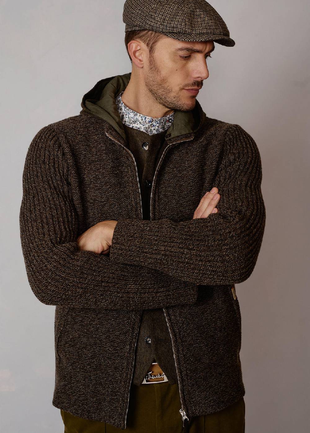 Luis Trenker Cardigan in misto lana merino Luwallace Moda