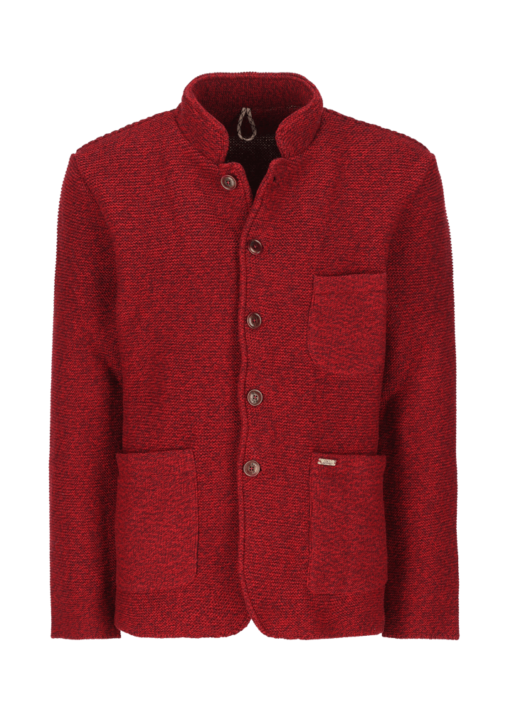 Luis Trenker Cardigan con collo alto Luwainer In Linea