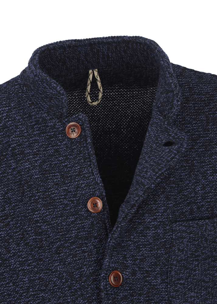 Luis Trenker Cardigan con collo alto Luwainer Nuovo