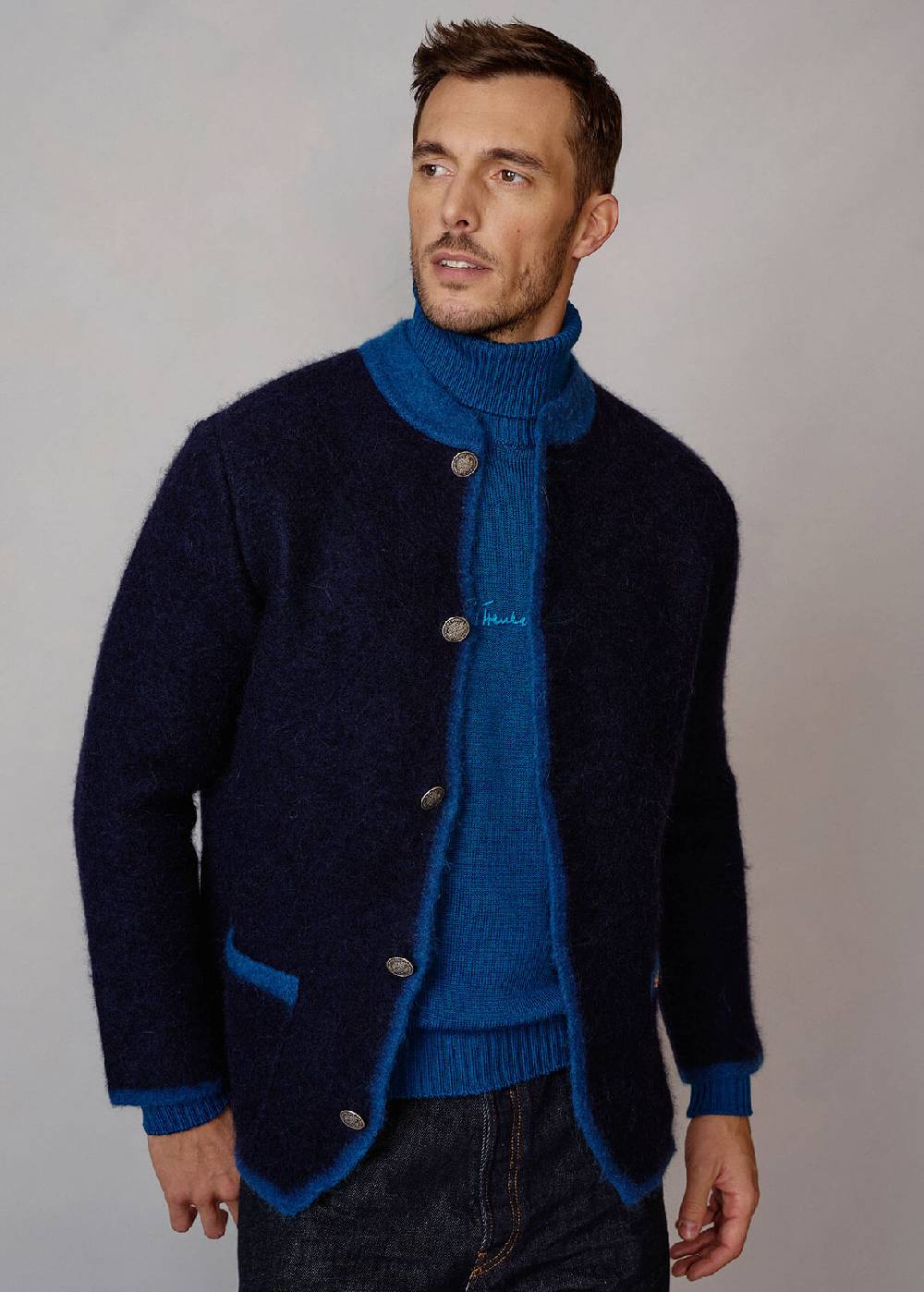 Luis Trenker Giacca in lana cotta modello Luandreas Promozione