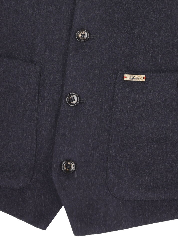 Luis Trenker Gilet in loden con scollo rotondo Lusven Negozi Online