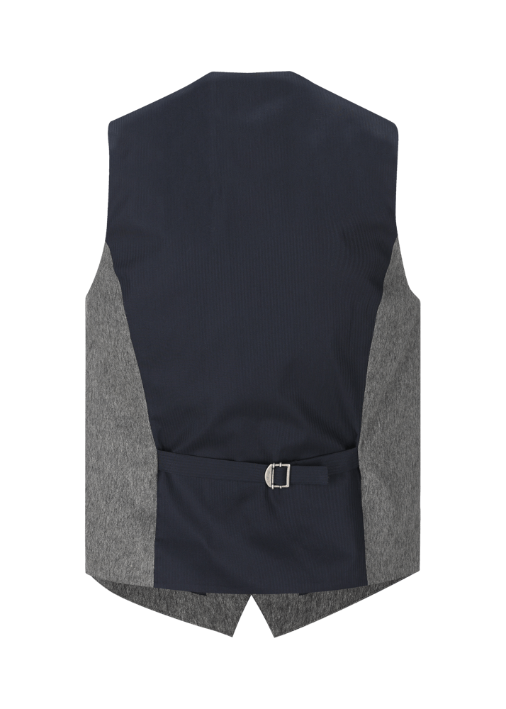 Luis Trenker Gilet in loden con scollo rotondo Lusven Consegna Veloce