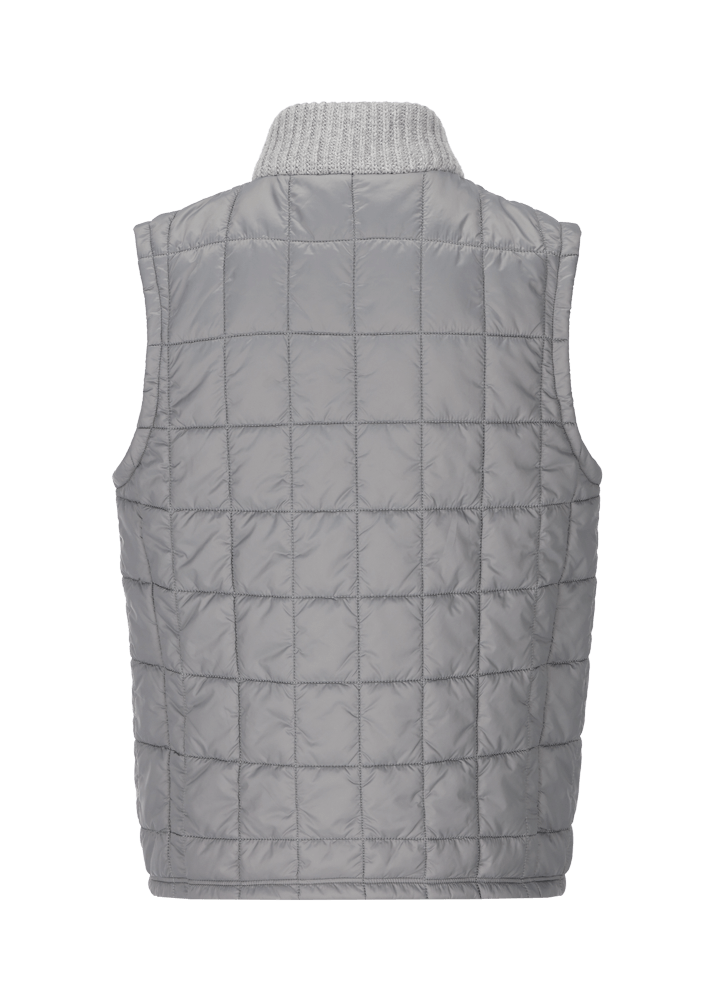 Luis Trenker Gilet in nylon con collo lavorato a maglia Lugus Fino Al -60%