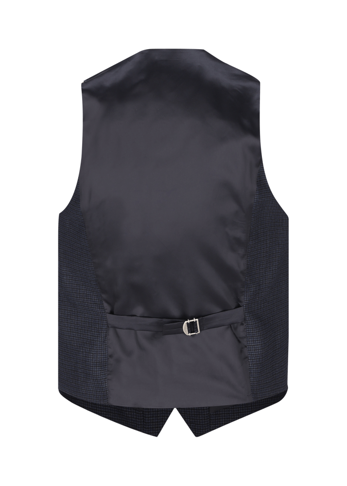 Luis Trenker Gilet con motivo pied-de-poule Lusven Offerta
