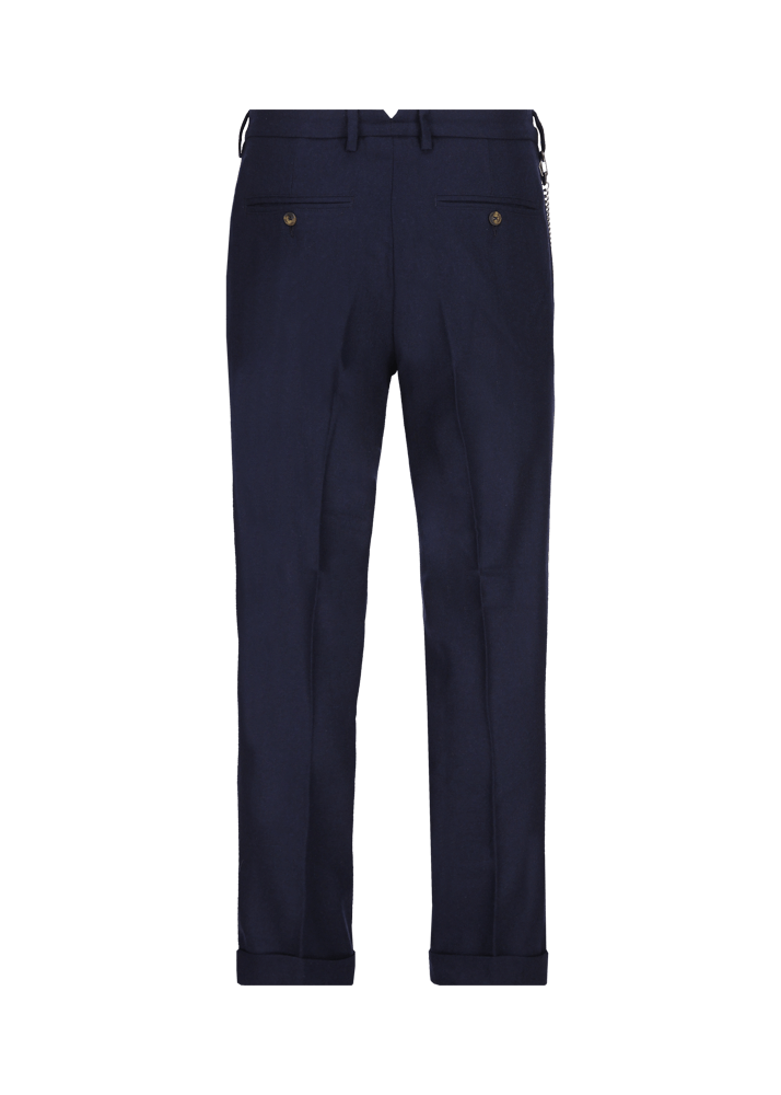 Luis Trenker Pantaloni chino in flanella di lana Lubruneu Hotsell
