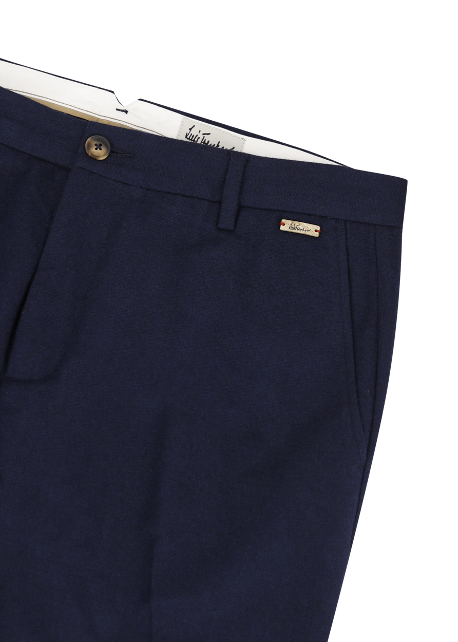 Luis Trenker Pantaloni chino in flanella di lana Lubruneu Hotsell