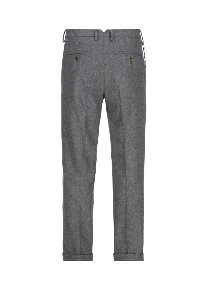 Luis Trenker Pantaloni chino in flanella di lana Lubruneu Vendita Economica