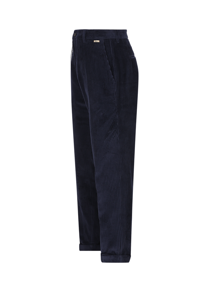 Luis Trenker Pantaloni chino in velluto a coste Lubruneu Saldi Di Fabbrica
