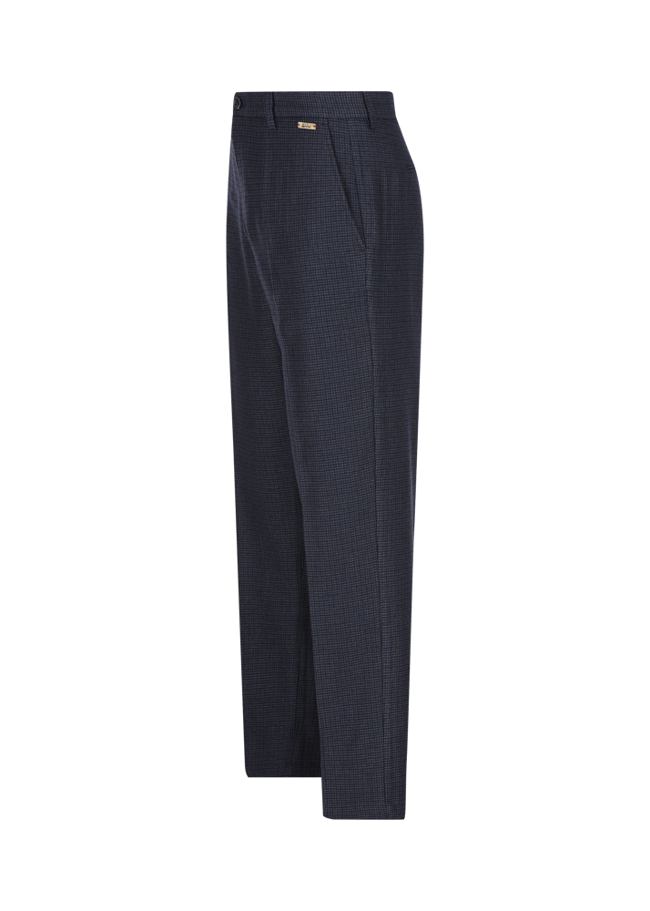 Luis Trenker Pantaloni chino con motivo pied-de-poule Lubogi Vendite Flash