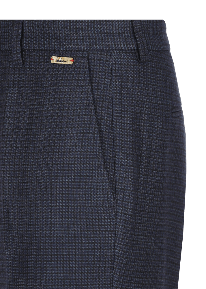 Luis Trenker Pantaloni chino con motivo pied-de-poule Lubogi Vendite Flash