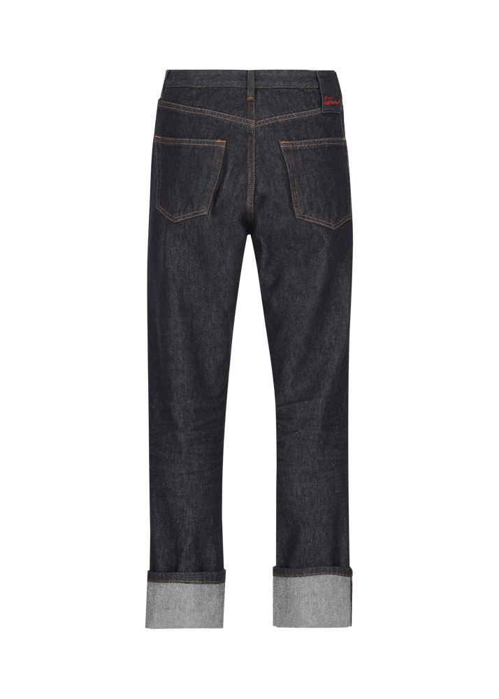 Luis Trenker Jeans con design a cinque tasche e risvolto a fondo gamba Lupedro 2025