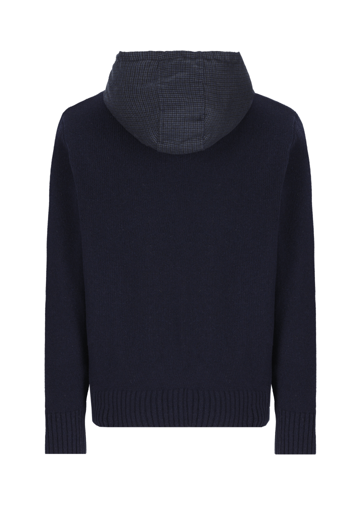 Luis Trenker Pullover lavorato a maglia con cappuccio Luwilfried Vendita