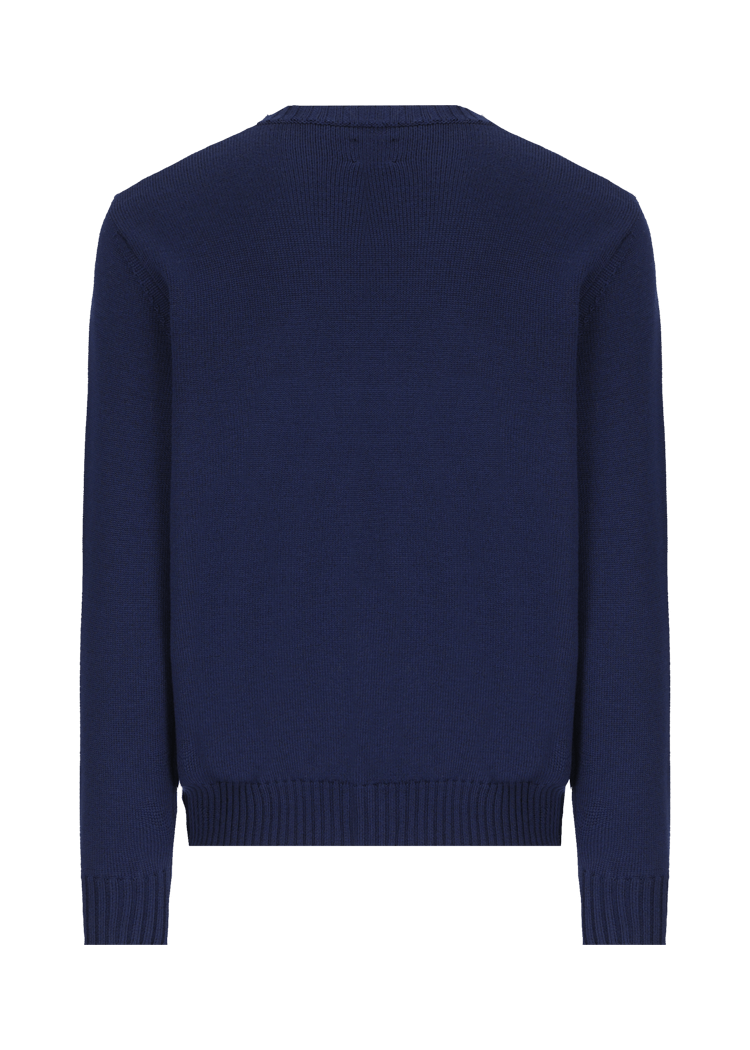 Luis Trenker Pullover lavorato a maglia in lana merino Luwietro Spedizione Gratuita