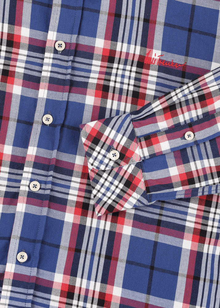 Luis Trenker Camicia con motivo a quadri Lubodo Promozione Limitata