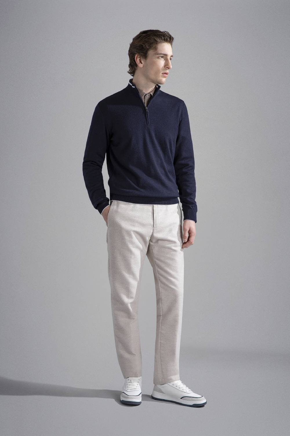 Paul & Shark Camicia in cotone e lino Paul & Shark Saldi Di Fabbrica
