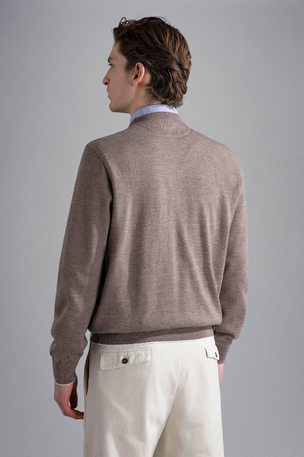 Paul & Shark Maglia in Summer Wool con profili a contrasto Paul & Shark In Saldo