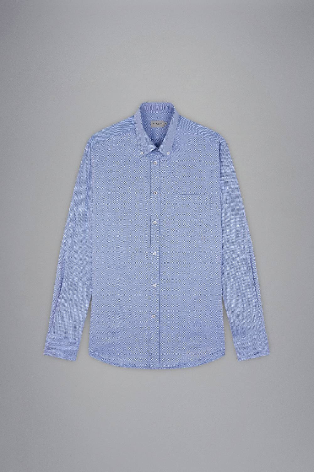 Paul & Shark Camicia in cotone con micro pattern Paul & Shark Italia