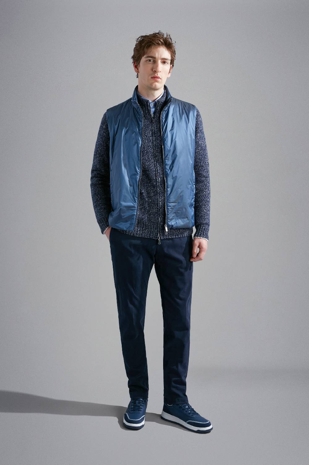 Paul & Shark Camicia in cotone con micro pattern Paul & Shark Italia