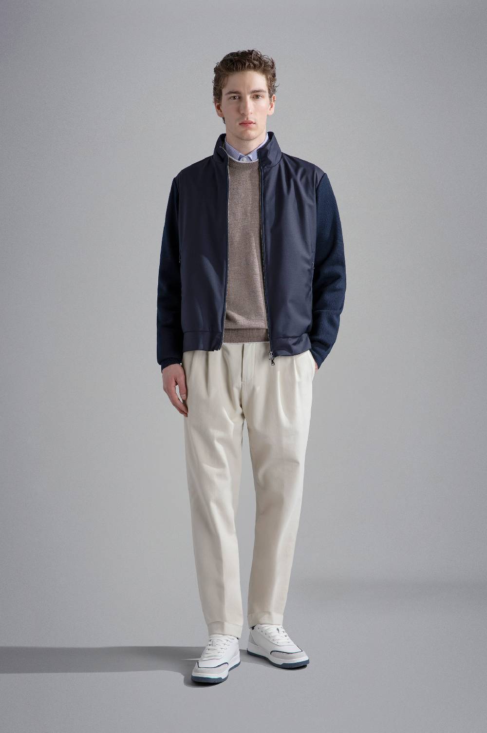 Paul & Shark Camicia in twill di cotone Paul & Shark In Linea