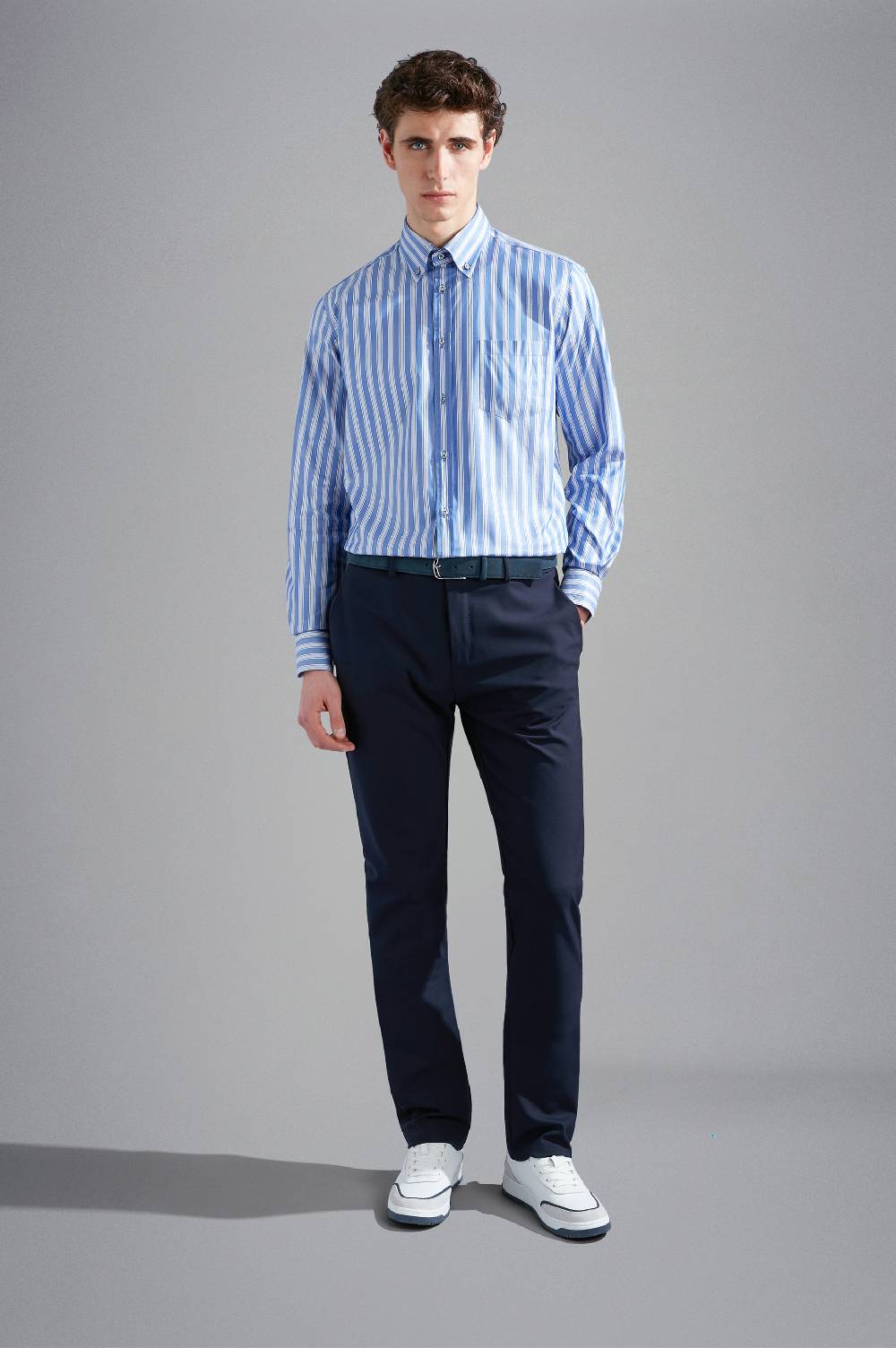 Paul & Shark Camicia in raso di cotone Paul & Shark Promozione
