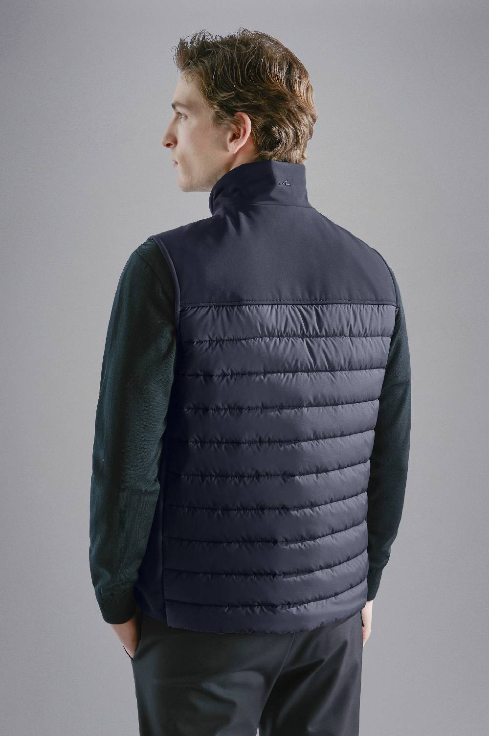 Paul & Shark Gilet Hybrid in Re-Shark Shell Paul & Shark Sottocosto