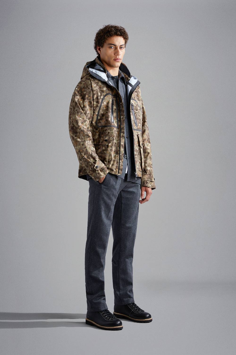 Paul & Shark Overshirt in lana tecnica Paul & Shark Outlet