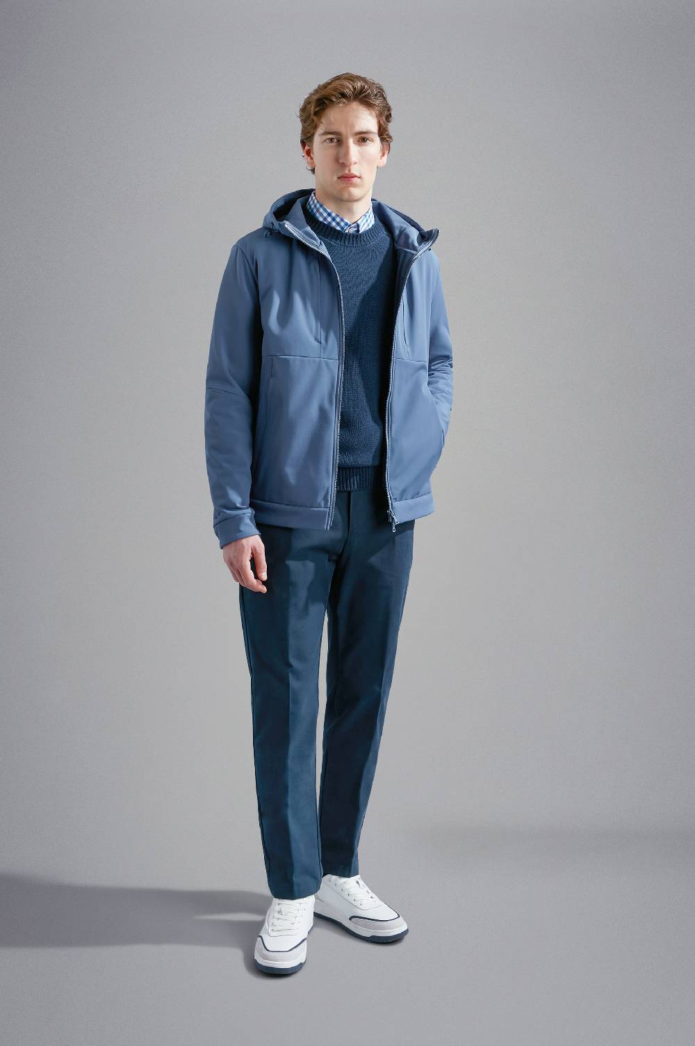Paul & Shark Maglia in Re-Wool tinto capo Paul & Shark Vendite Flash