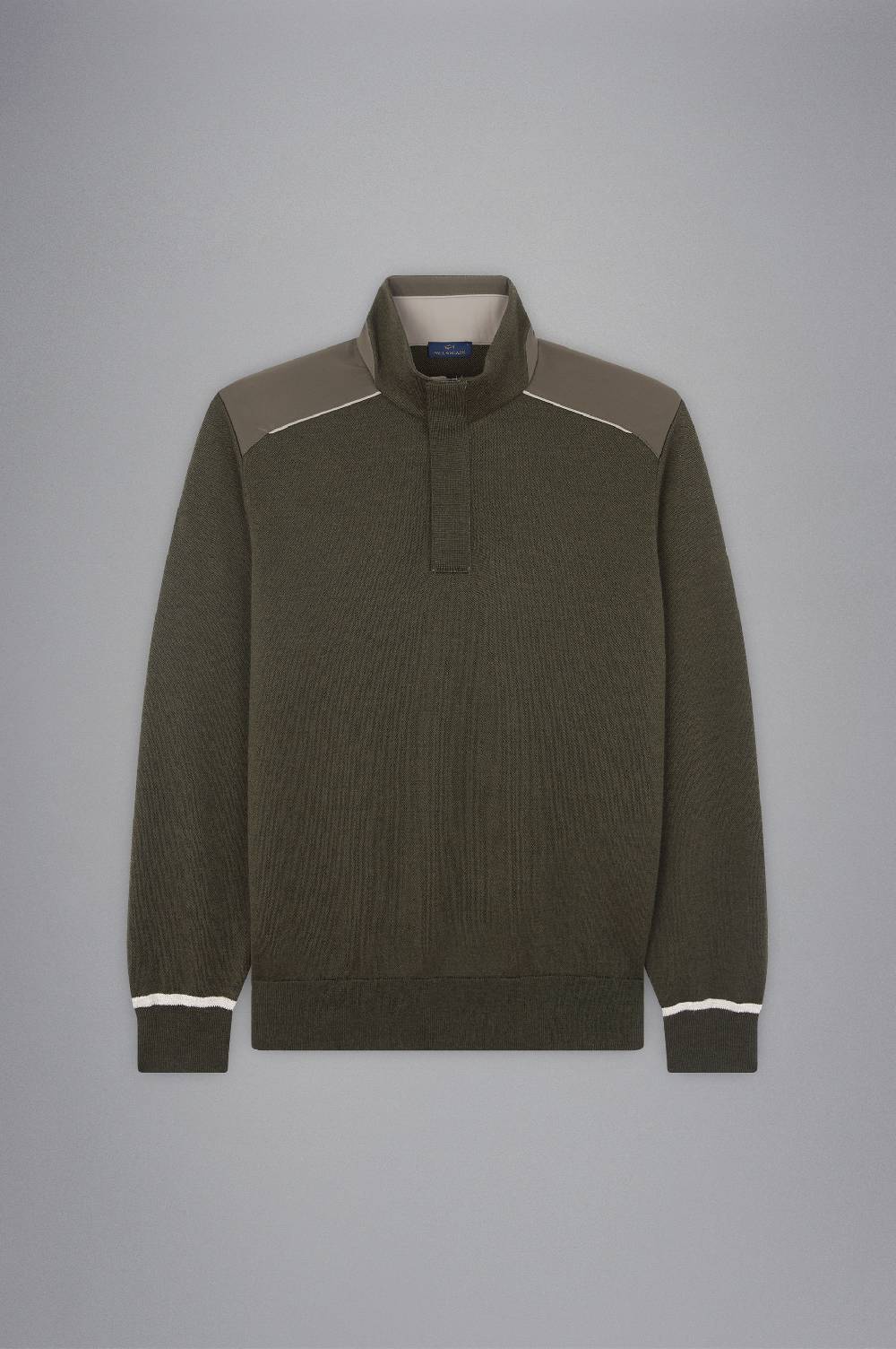 Paul & Shark Maglia in lana con dettagli in Typhoon Platinum Paul & Shark Offerta natalizia