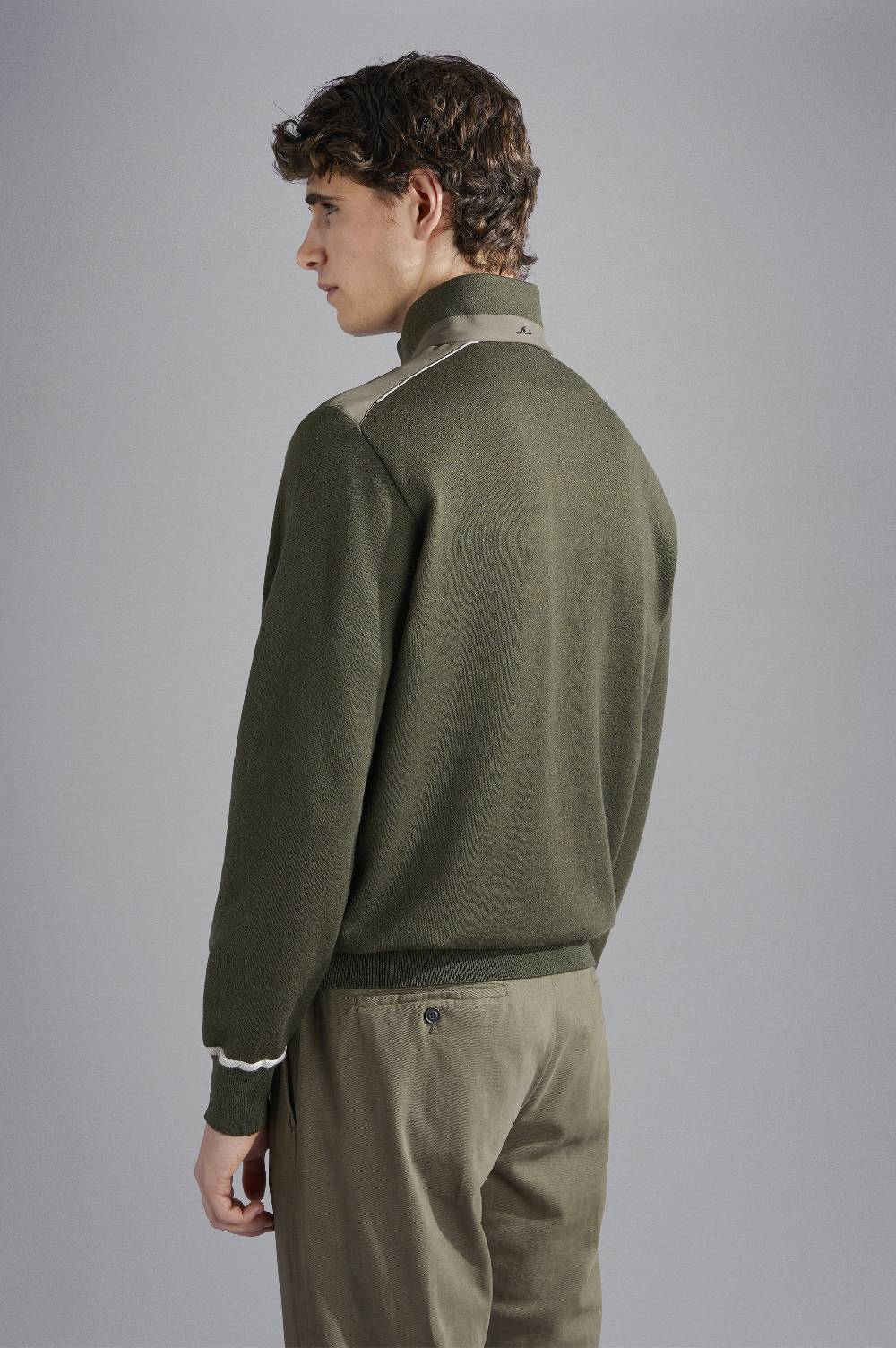 Paul & Shark Maglia in lana con dettagli in Typhoon Platinum Paul & Shark Offerta natalizia