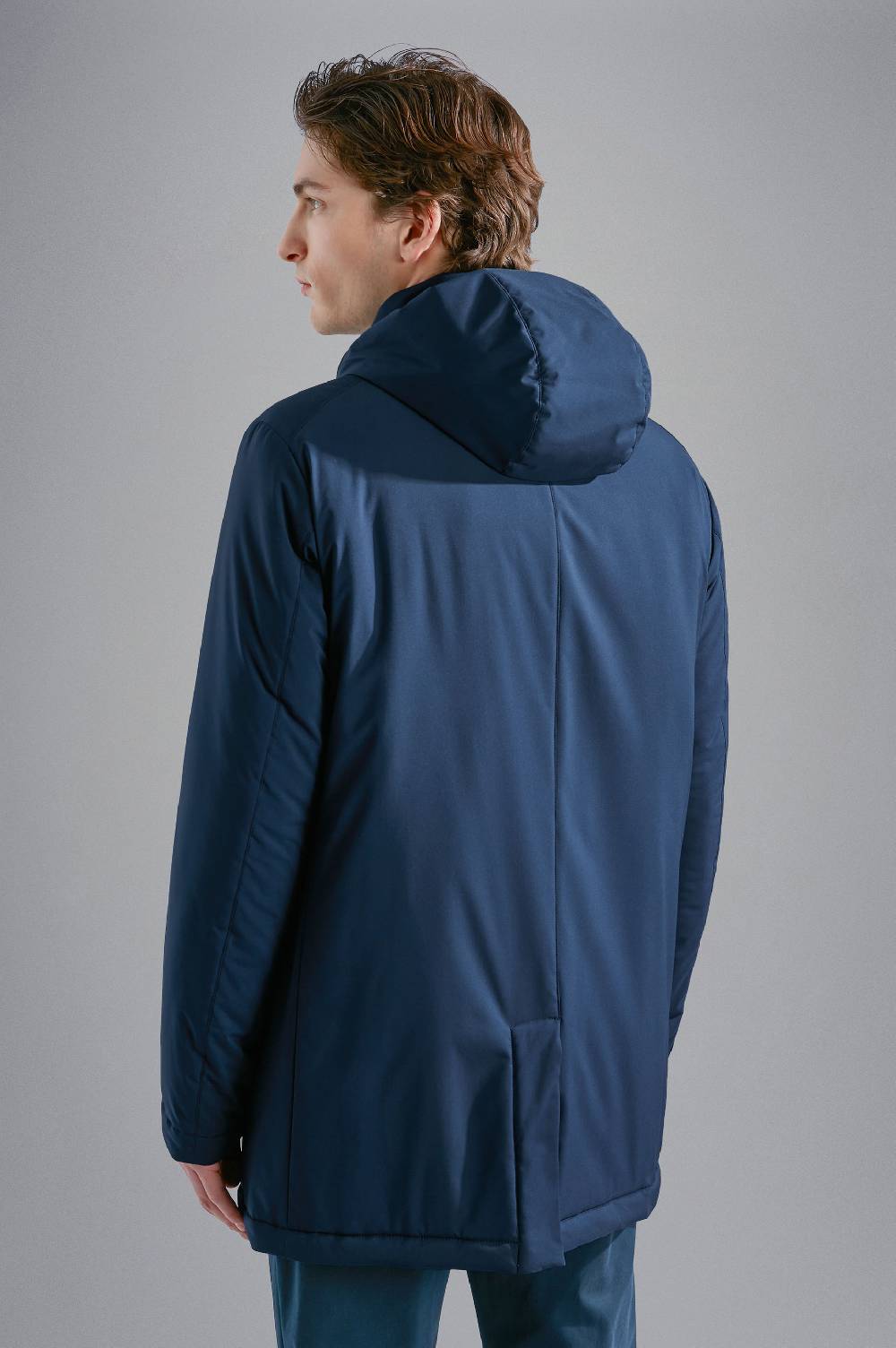 Paul & Shark Car Coat in Typhoon Platinum Paul & Shark Promozione