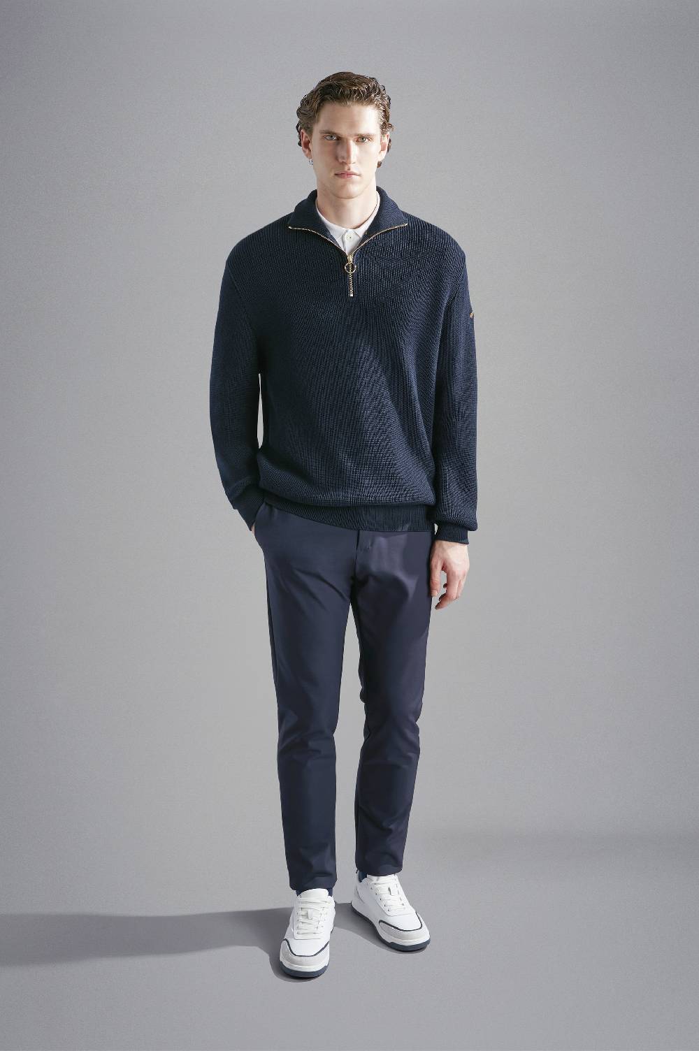 Paul & Shark Polo in cotone Aqua Interlock Paul & Shark Saldi