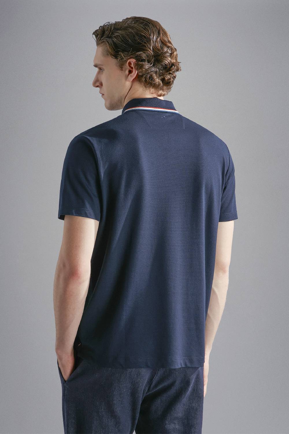 Paul & Shark Polo in cotone tencel piqué Paul & Shark Vendita Calda