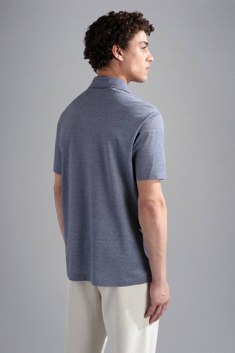 Paul & Shark Polo in cotone piqué con zip Paul & Shark Saldi Di Fabbrica