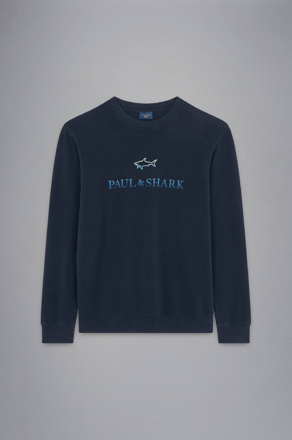 Paul & Shark Felpa in cotone con stampe Paul & Shark Vendite Flash