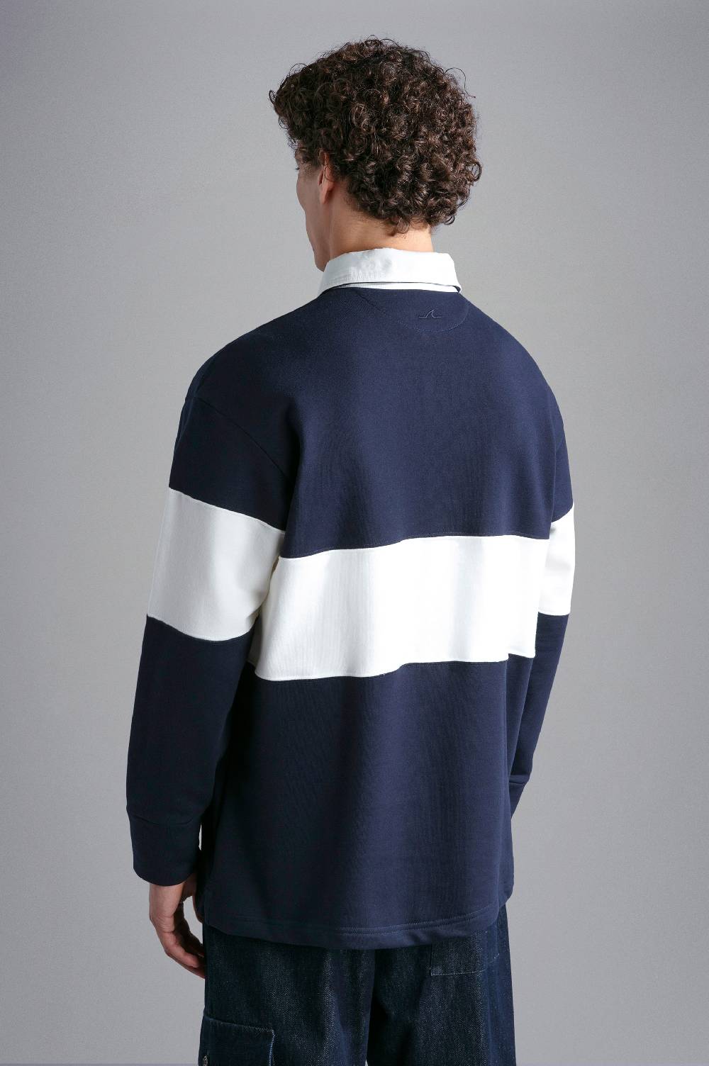 Paul & Shark Polo in cotone Winter Fleece con ricamo Paul & Shark Negozio