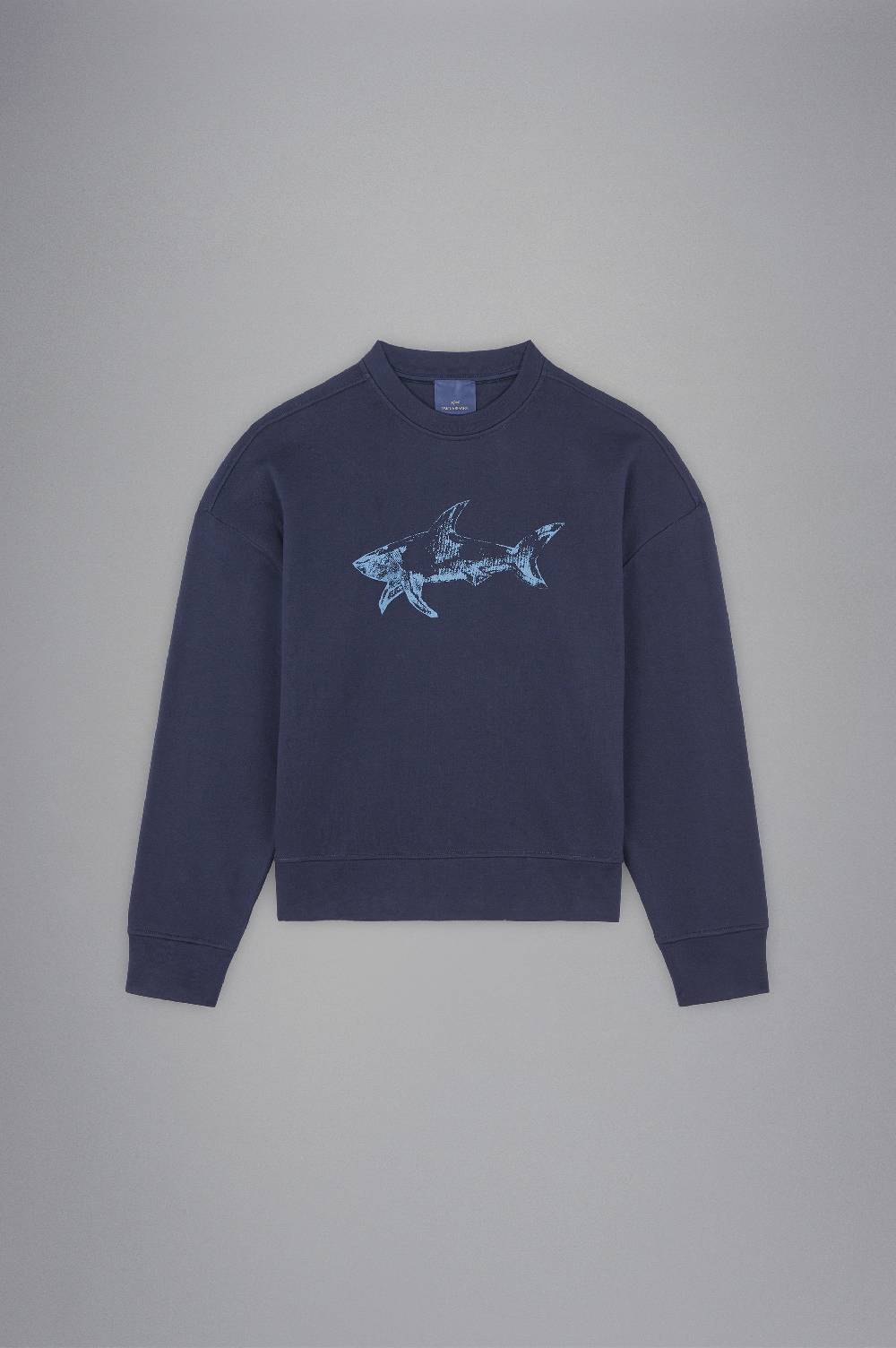 Paul & Shark Felpa in cotone Winter Fleece con stampa Paul & Shark In Saldo