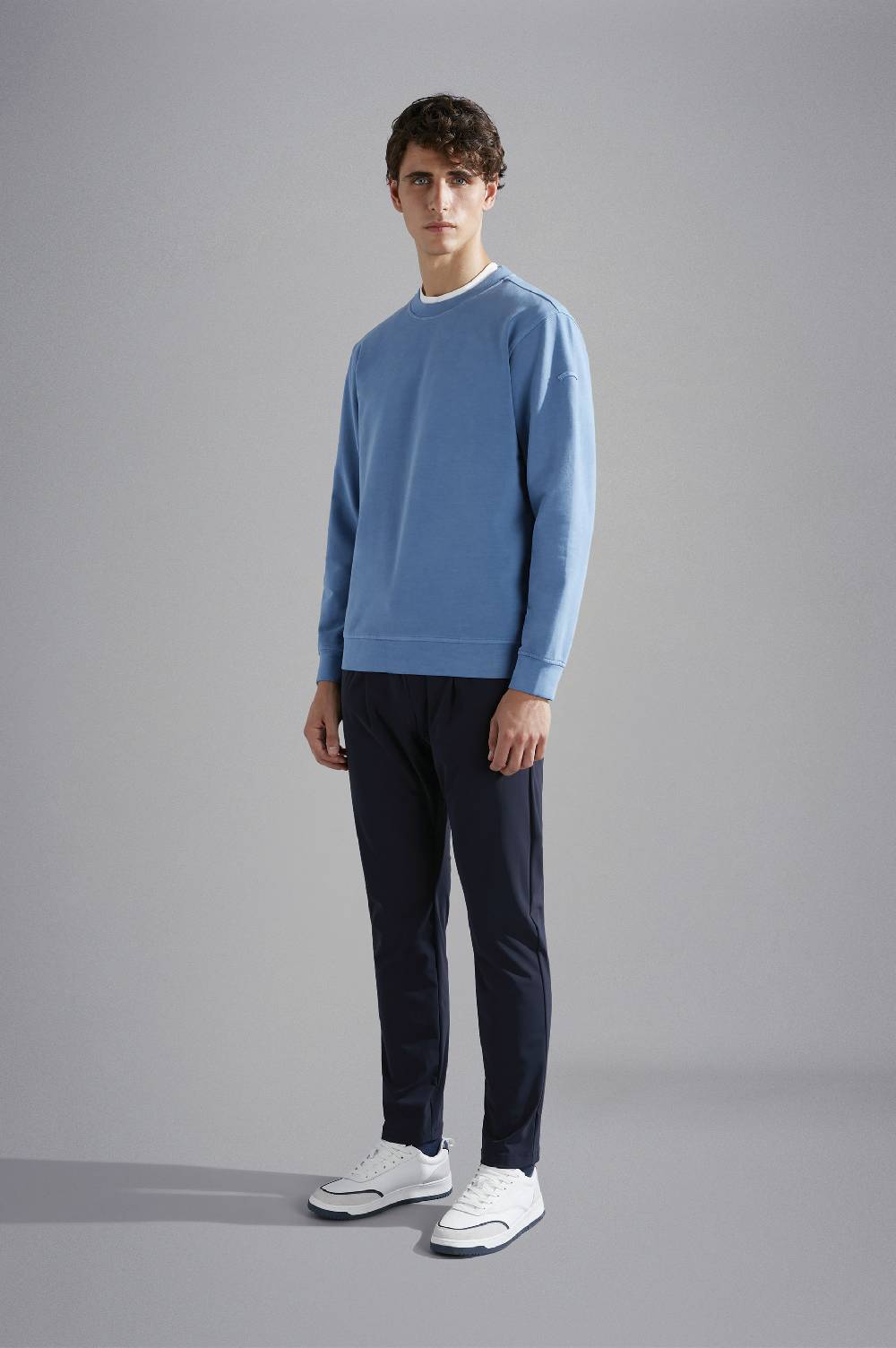 Paul & Shark Felpa in cotone stretch X-Soft tinto capo Paul & Shark Moda
