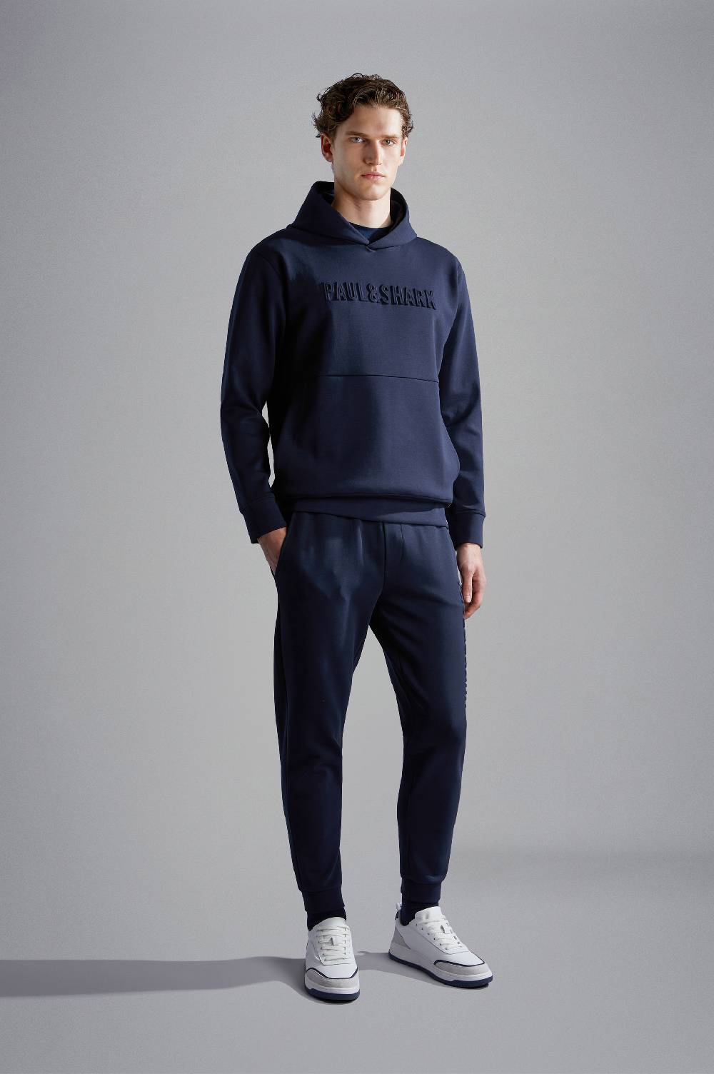 Paul & Shark Felpa con cappuccio in cotone Active Fleece Paul & Shark 2025