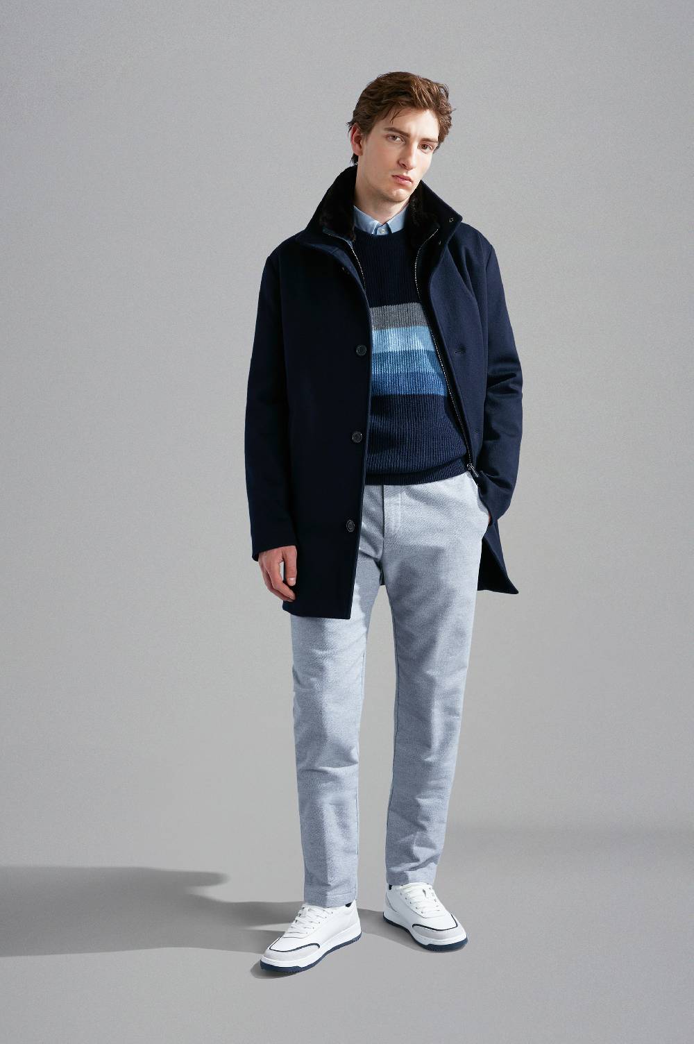 Paul & Shark Pantalone chino in Cotone e Cashmere Paul & Shark Shopping Online