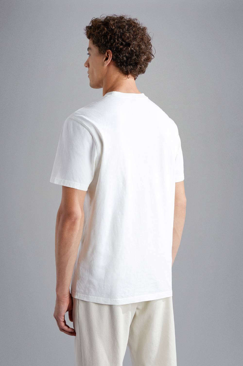 Paul & Shark T-shirt in cotone X-Soft con logo floccato Paul & Shark Italy