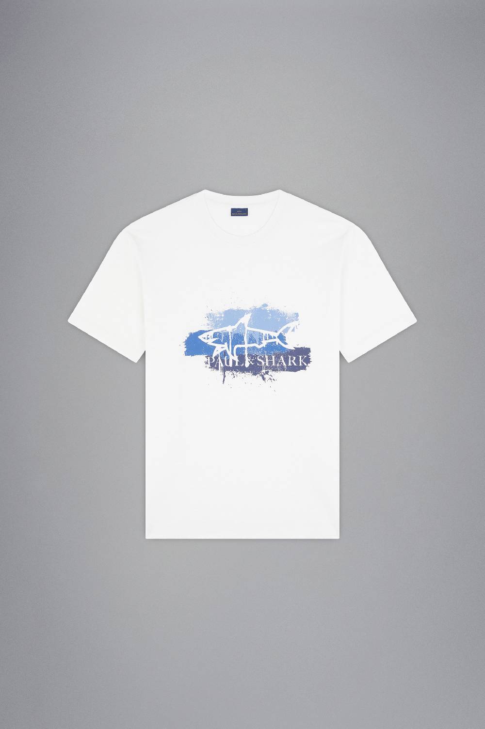 Paul & Shark T-shirt in cotone con stampa spray Paul & Shark Qualità