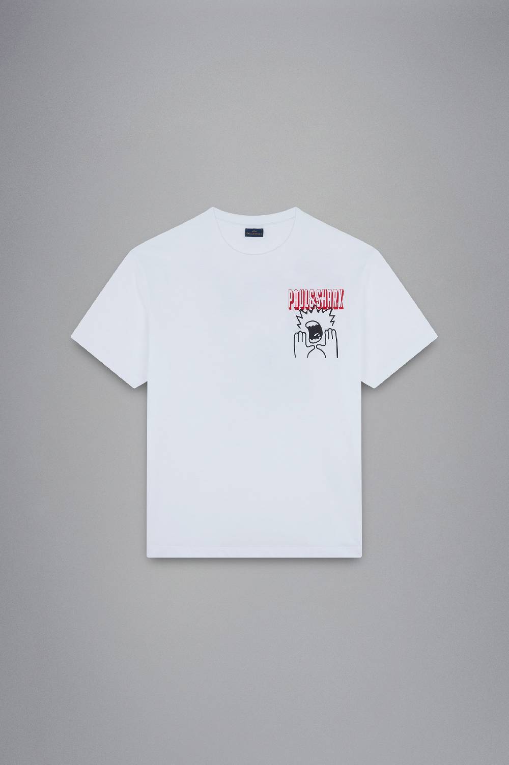 Paul & Shark T-shirt in cotone con stampe Paul & Shark Acquista Ora