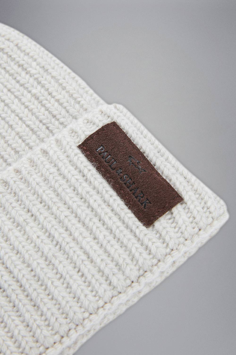 Paul & Shark Berretto Re-Wool con stemma in pelle Paul & Shark Shopping online