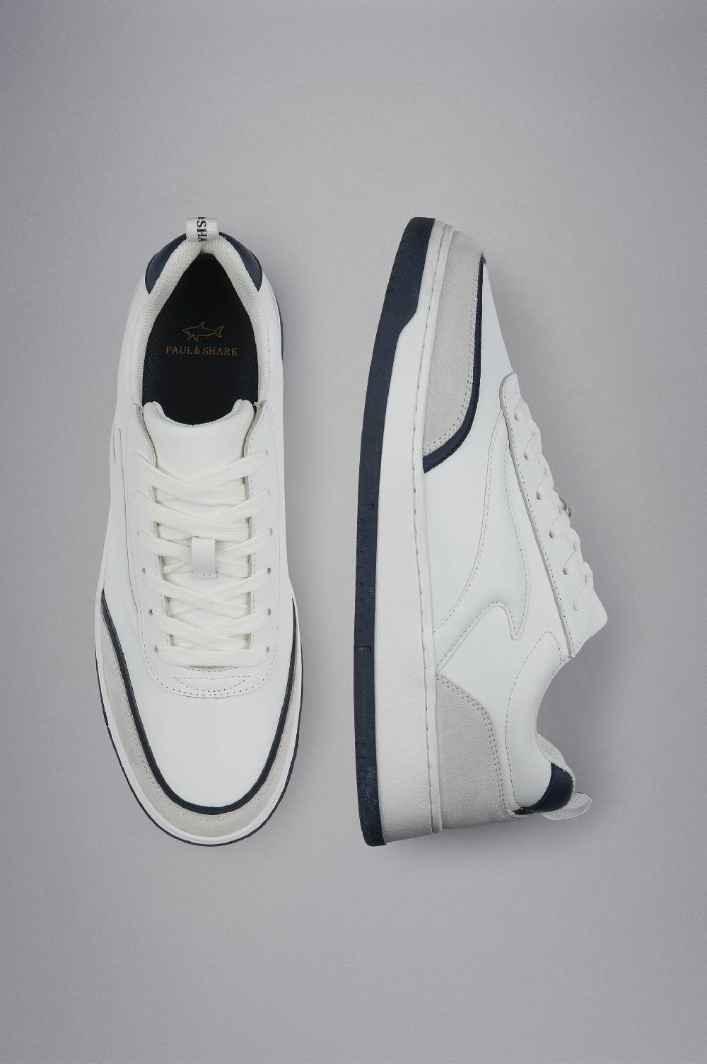 Paul & Shark Sneakers Club Fin in pelle Paul & Shark Offerte